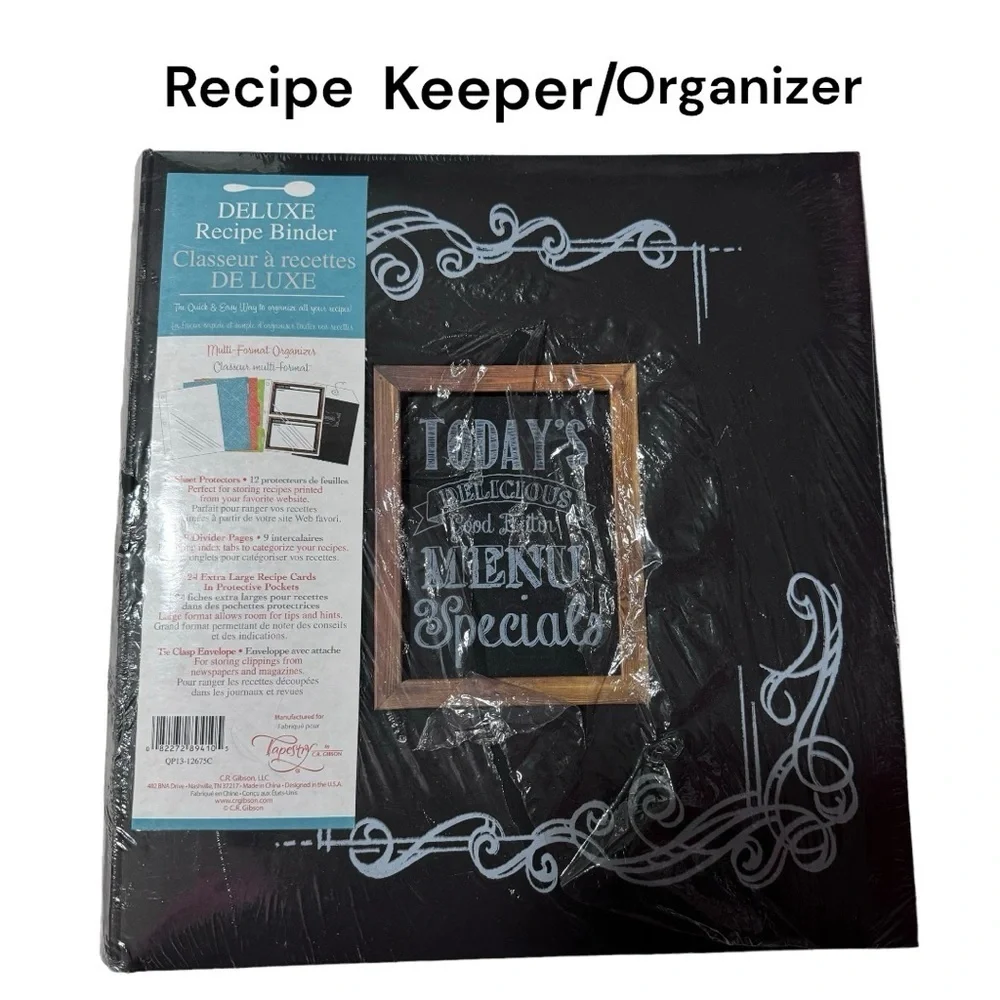 Deluxe Recipe Binder (NWT) - Picture 1 of 6